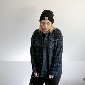 vintage wool blend flannel unisex l/xl